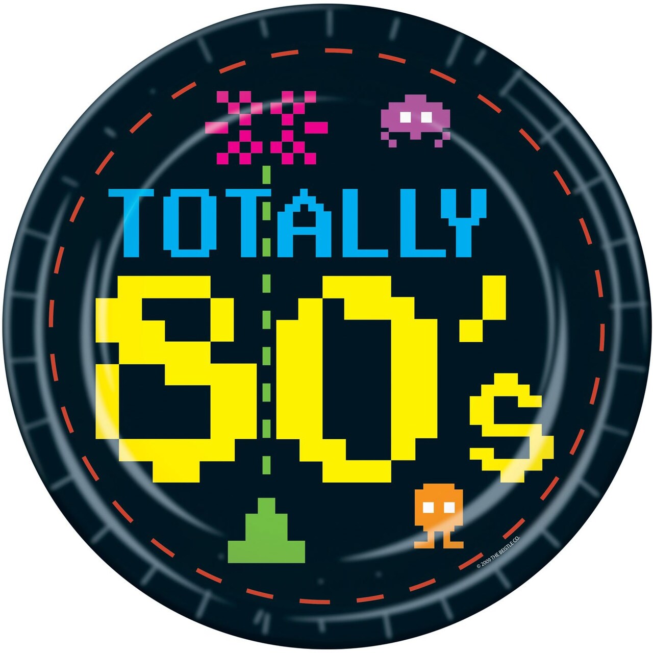 80&#x27;s Plates (Pack of 12)